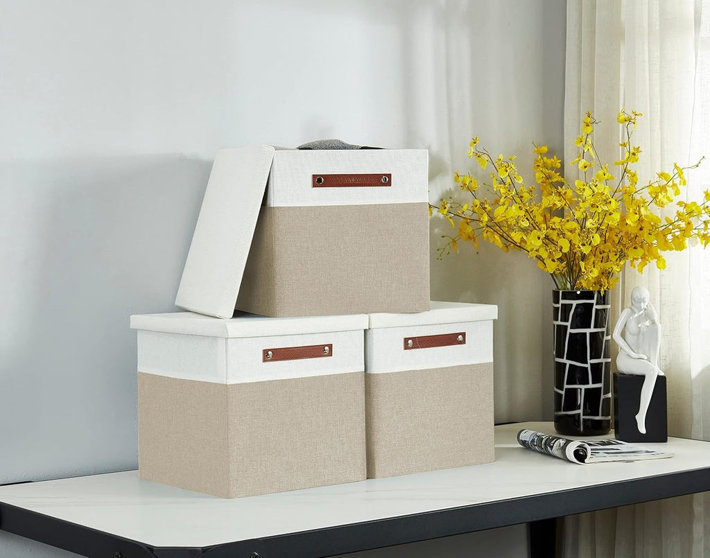 Fabric Storage Cubes Set of 3