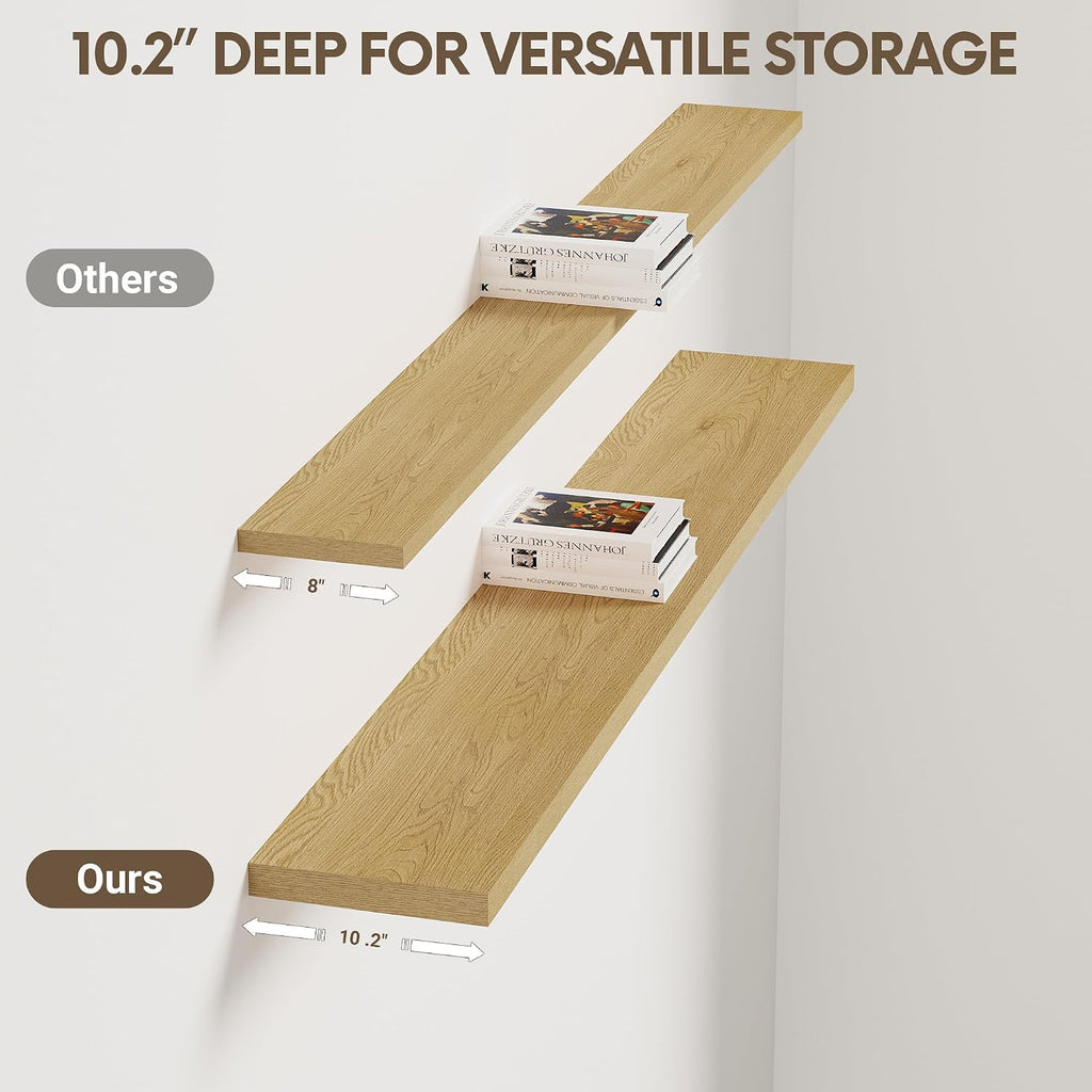 55 Inch Floating Shelves Set of 2