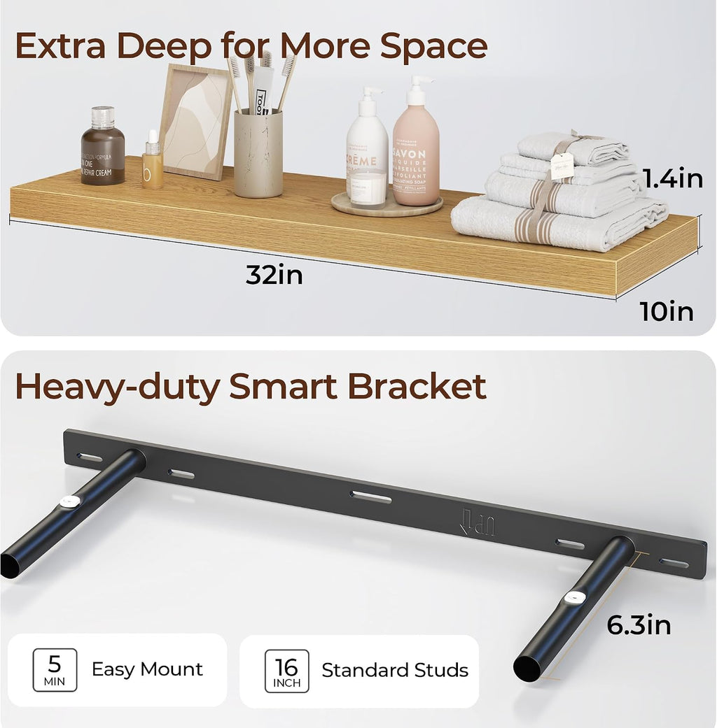 Memories Farmhouse Floating Shelves Set of 3