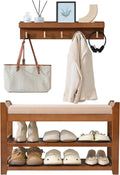 Entryway Shoe Bench Coat Rack