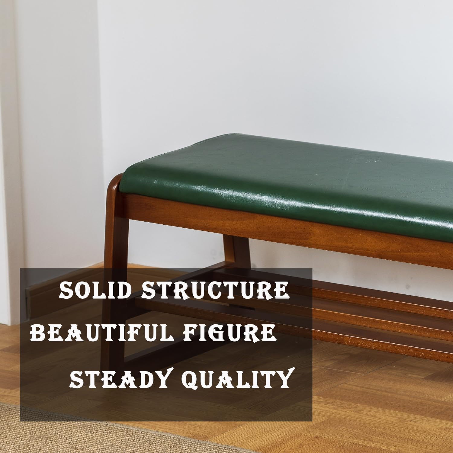 Solid Wood Shoe Bench