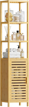 Bamboo Tall Bathroom Cabinet