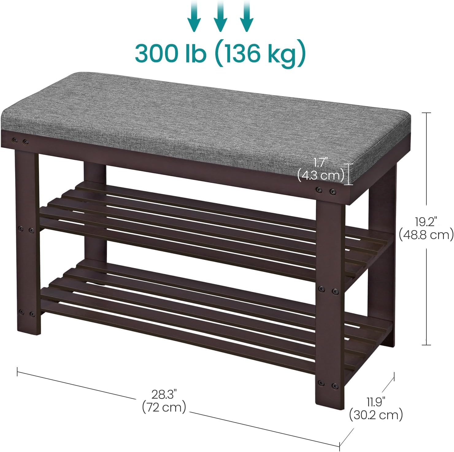 Bamboo Shoe Bench