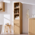 67" Narrow Bathroom Storage Cabinet