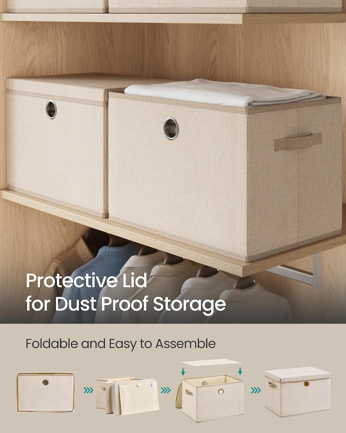 Fabric Storage Bins Set of 3