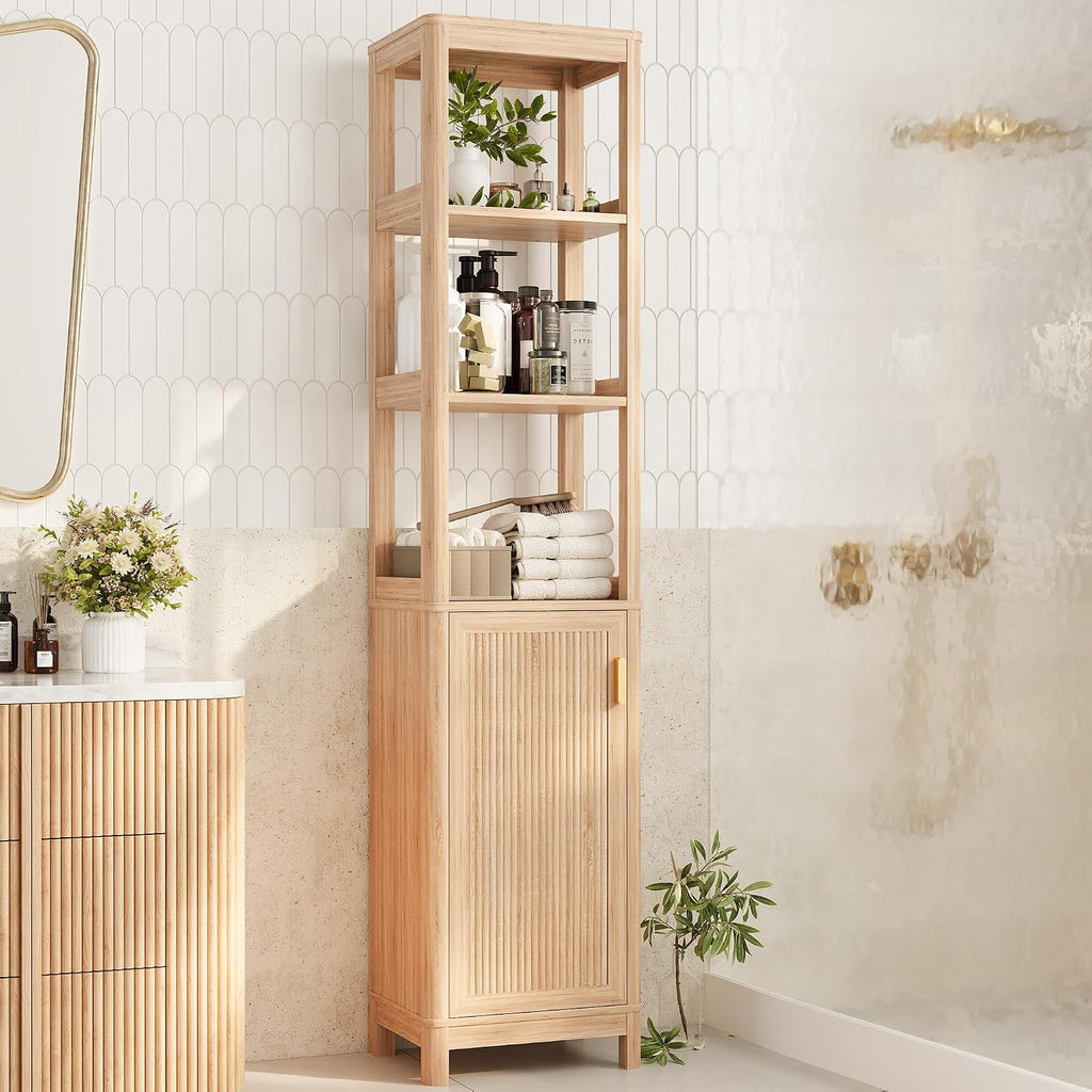 68'' Narrow Bathroom Storage Cabinet
