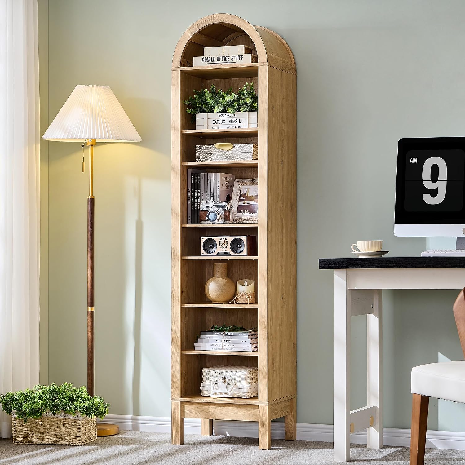 Arched Tall Bathroom Cabinet