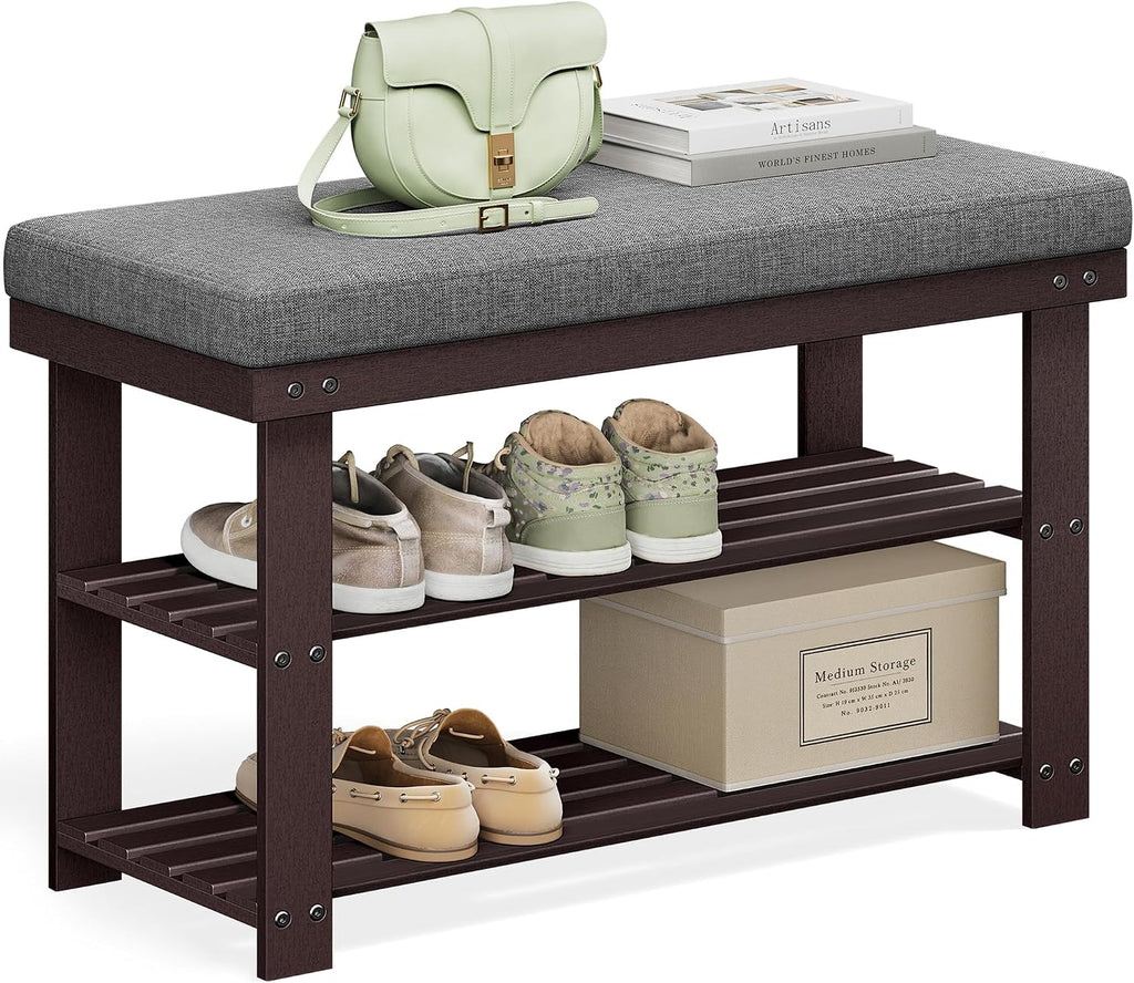 Bamboo Shoe Bench