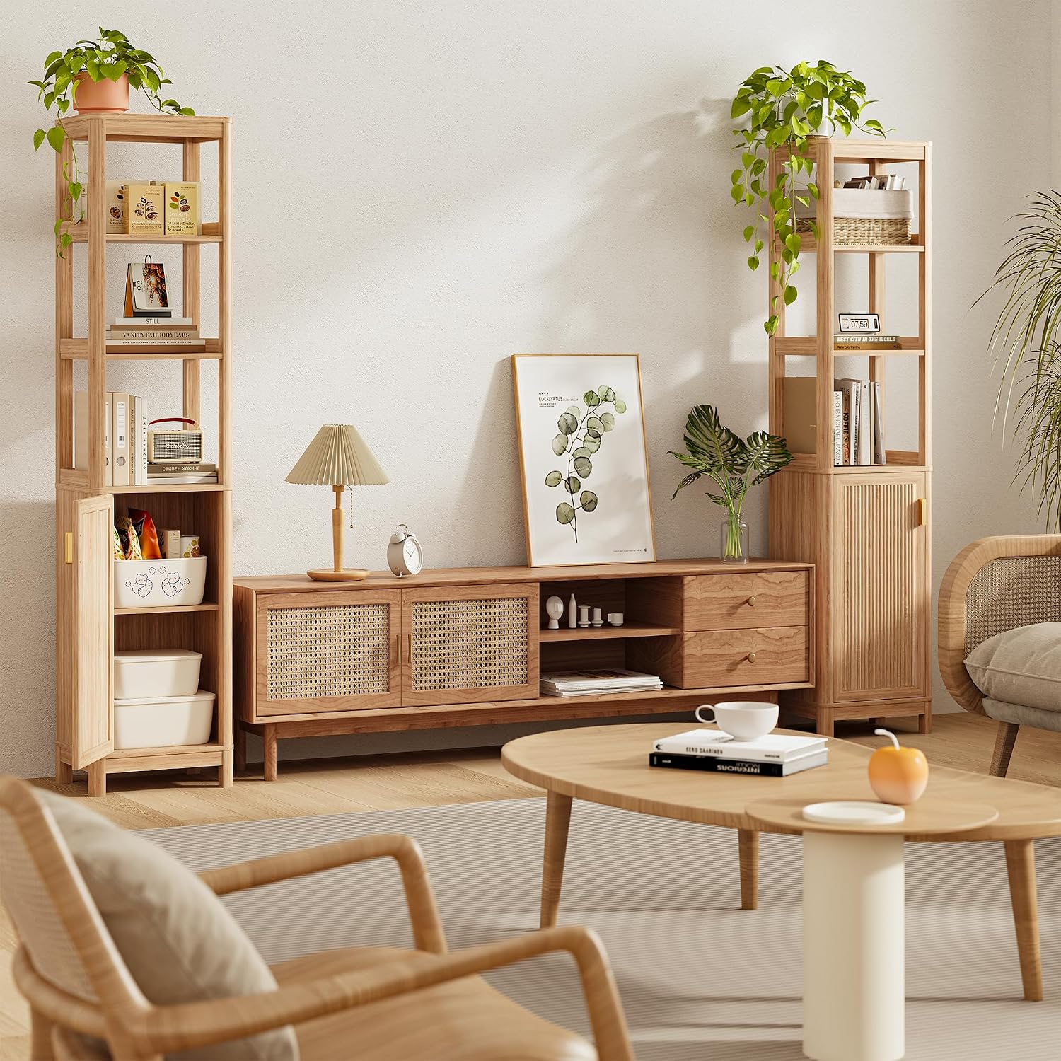 68'' Narrow Bathroom Storage Cabinet