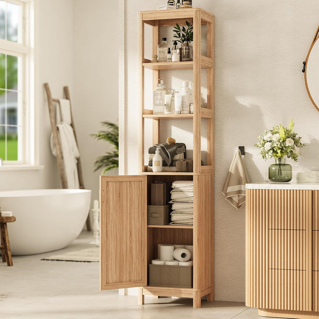 68'' Narrow Bathroom Storage Cabinet